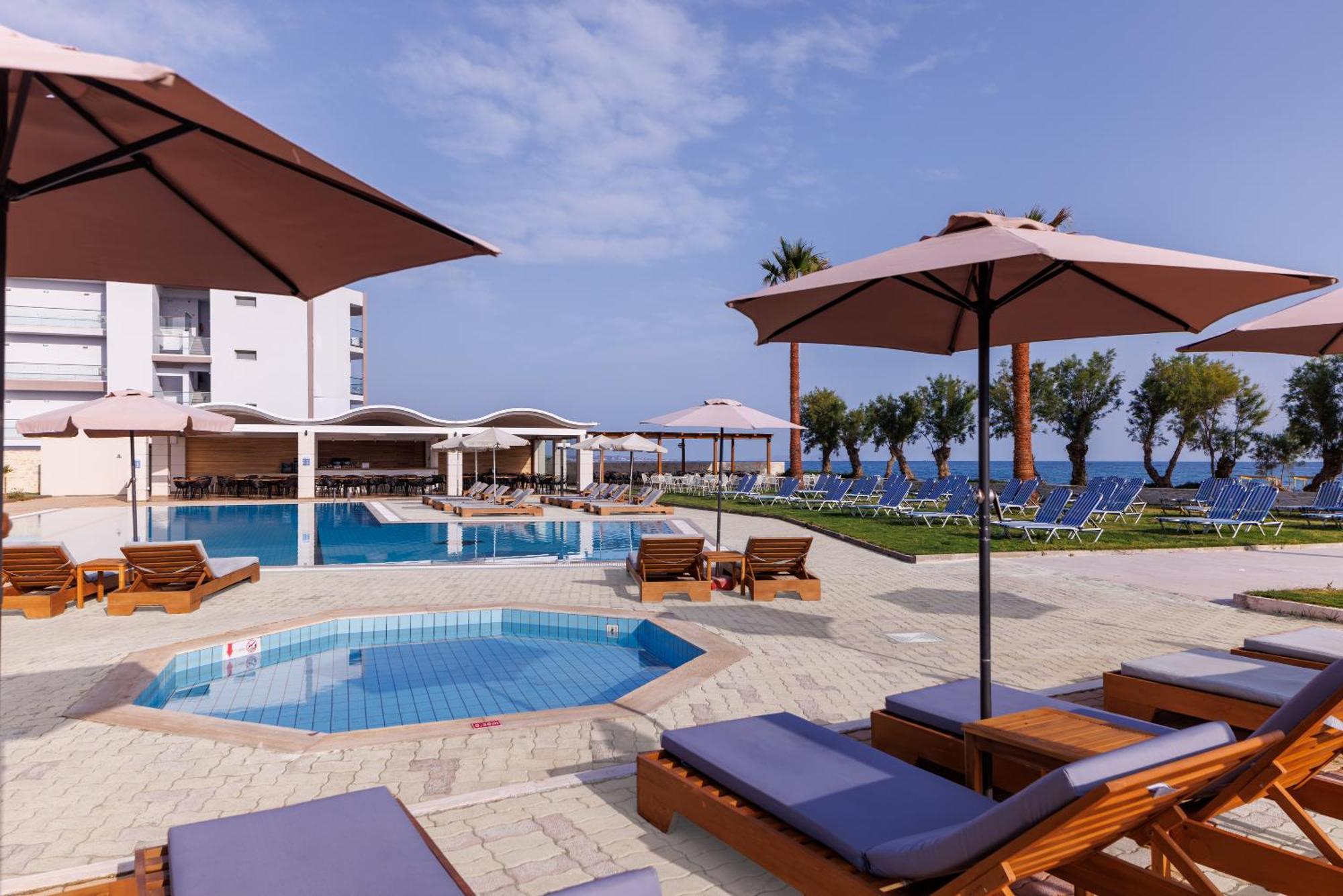 Malia Bay Beach Hotel & Bungalows Exteriör bild