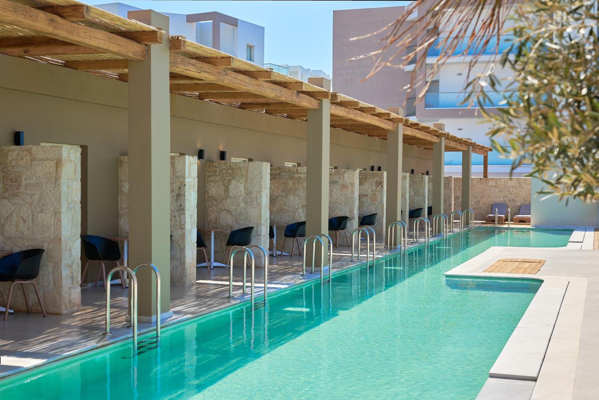 Malia Bay Beach Hotel & Bungalows Exteriör bild