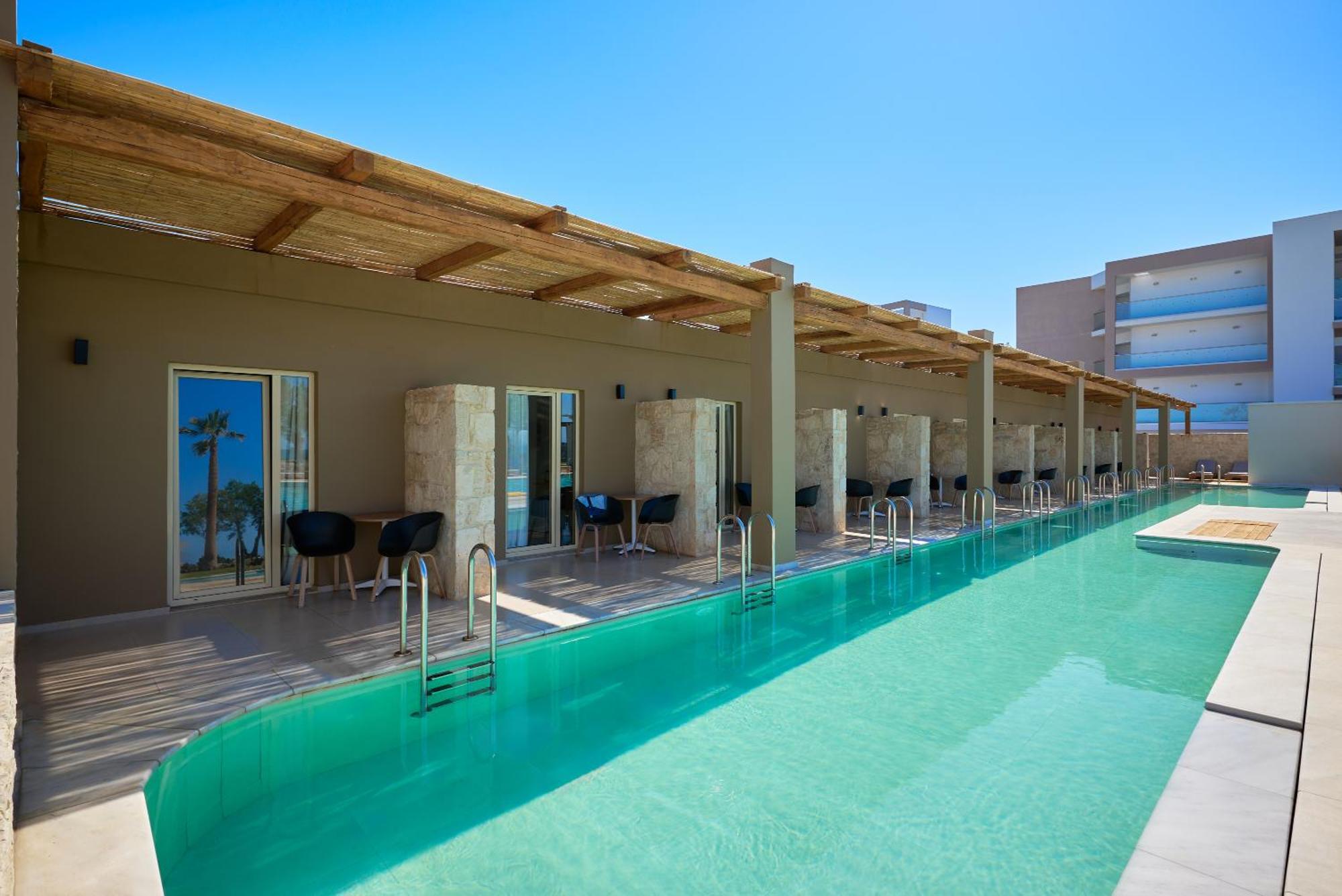 Malia Bay Beach Hotel & Bungalows Exteriör bild
