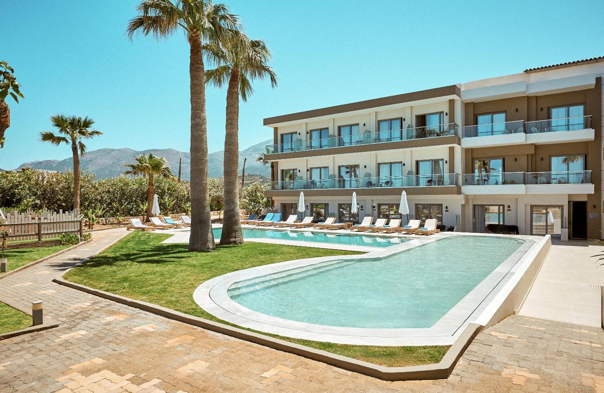 Malia Bay Beach Hotel & Bungalows Exteriör bild