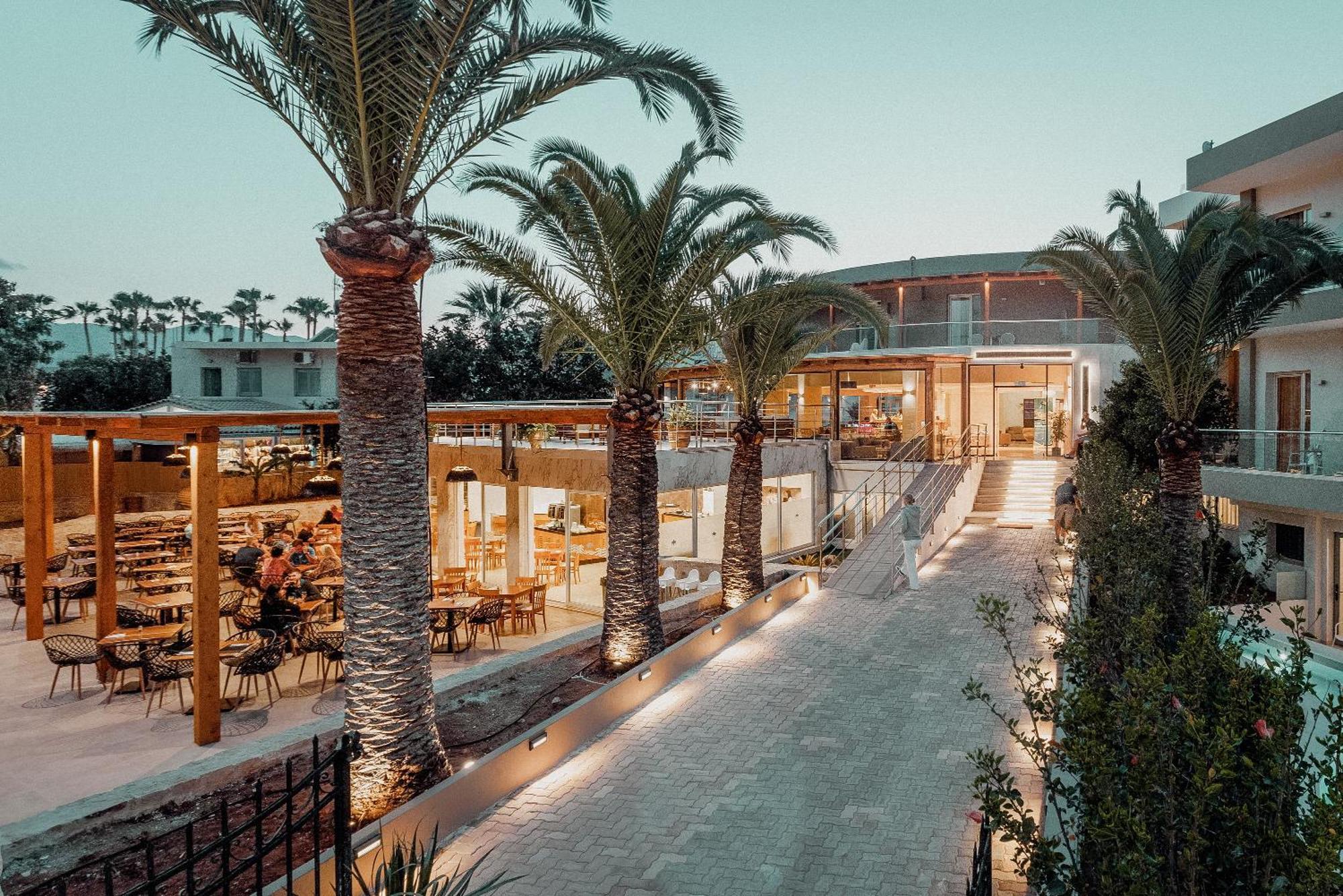 Malia Bay Beach Hotel & Bungalows Exteriör bild
