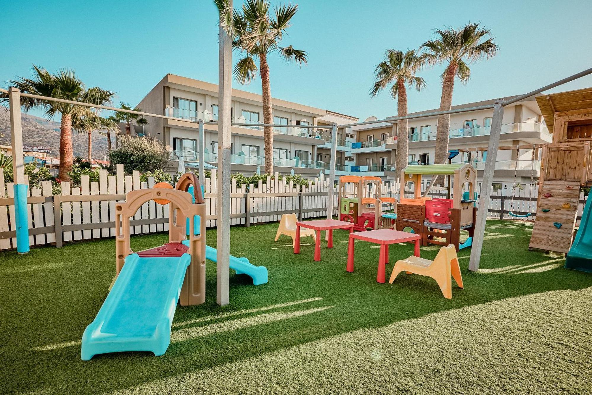 Malia Bay Beach Hotel & Bungalows Exteriör bild